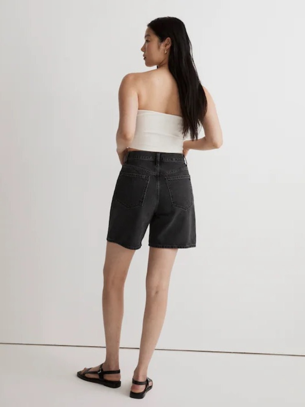 Madewell Baggy Jean Shorts NWT Reyburn Wash - Picture 2 of 8